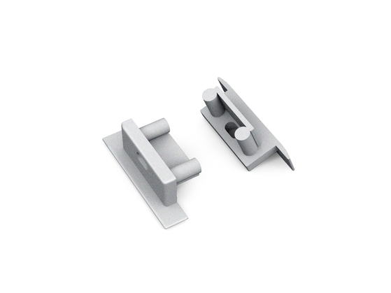 end cap BEGTIN12 gen2 SQ with hole silver [20pcs]