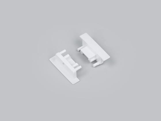 end cap GROOVE10 gen2 SQ with hole white [20pcs]