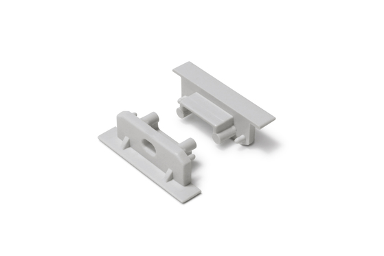 end cap GROOVE14 gen2 SQ with hole grey [20pcs]