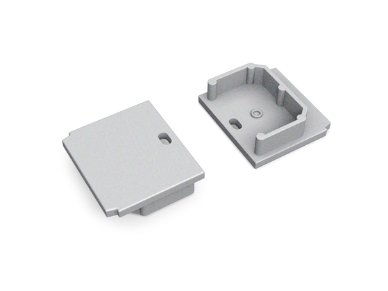 end cap LINEA-IN20 TRIMLESS with hole silver [20pcs]