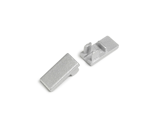 end cap HI8 silver [20pcs]
