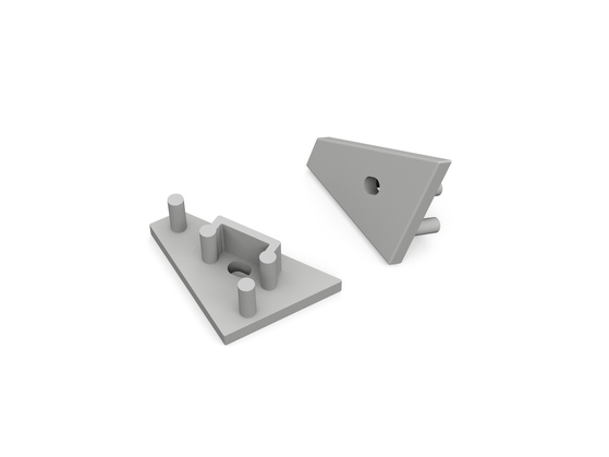 end cap CORNER10 gen2 with hole grey [20pcs]