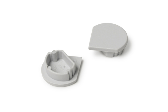 end cap QUARTER10 D grey [20pcs]