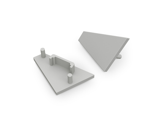 end cap CORNER14 gen2 grey [20pcs]
