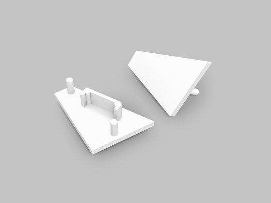 end cap CORNER14 gen2 white [20pcs]