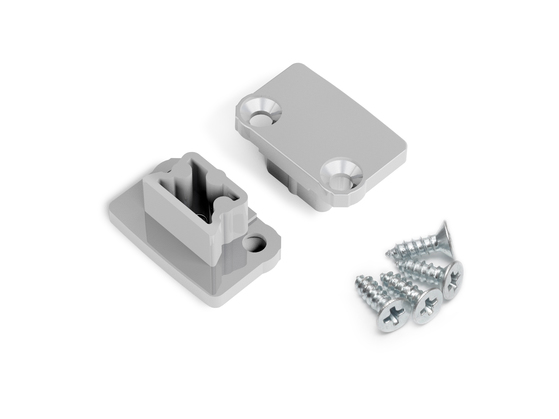 end cap FLOOR8 silver [20pcs]