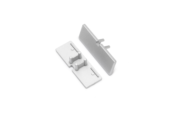 end cap BACK10 with hole silver [20pcs]