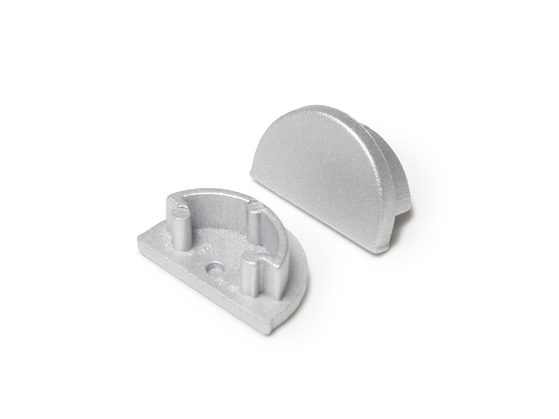 end cap ARC12 D silver [20pcs]