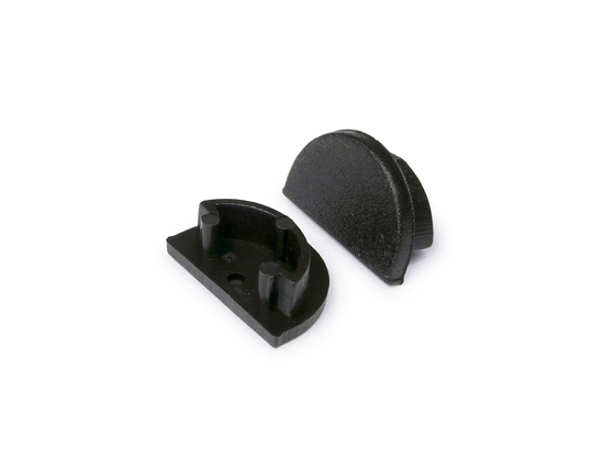 end cap ARC12 D black [20pcs]