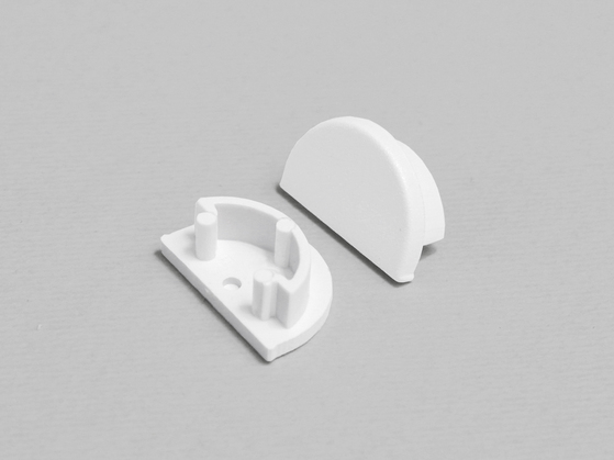 end cap ARC12 D white [20pcs]