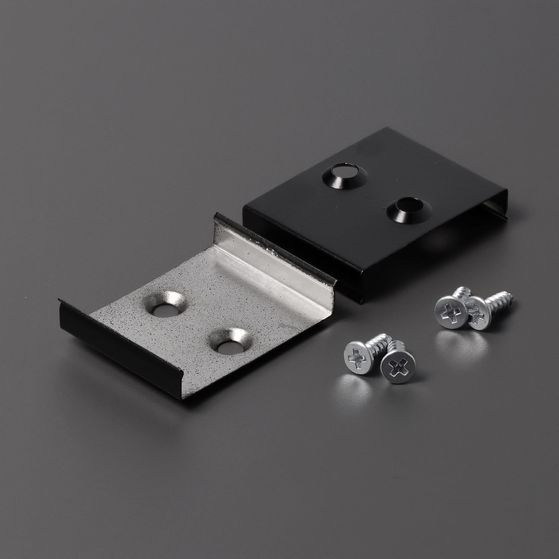 mounting plate W cone black [20pcs]