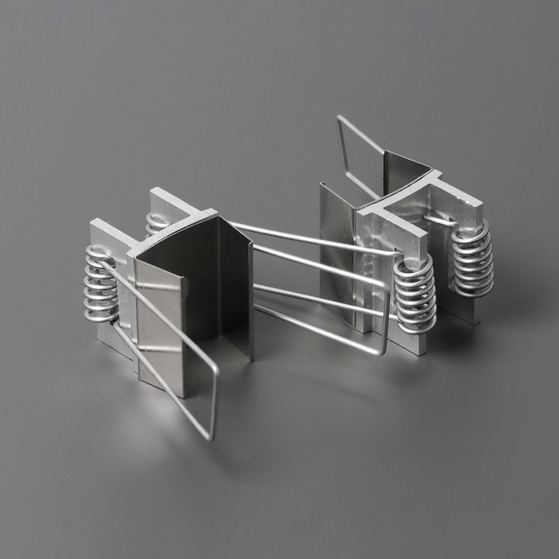 mounting plate U4 spring inox /plastic bag [2pcs]