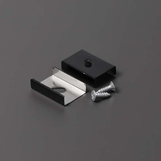 mounting plate S black painted [20pcs]