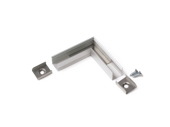 connector SMART10 90deg anod. /plastic bag