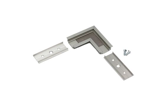 connector GROOVE14 90deg anod. /plastic bag