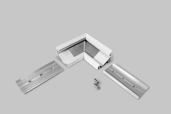connector CORNER14 90deg white painted /plastic bag