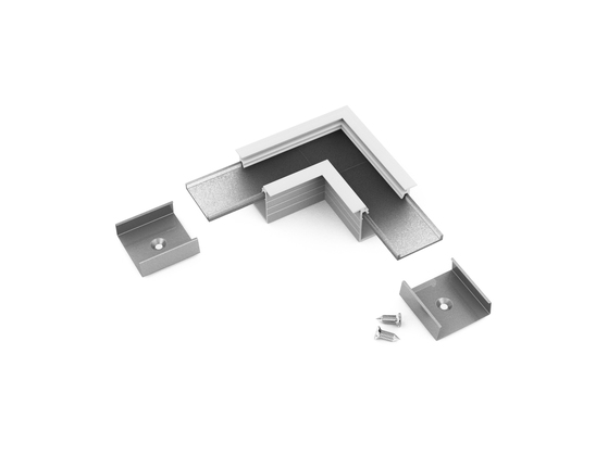 connector LINEA-IN20 90deg anod. /plastic bag