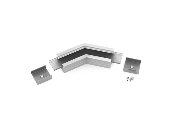 connector LINEA-IN20 135deg anod. /plastic bag