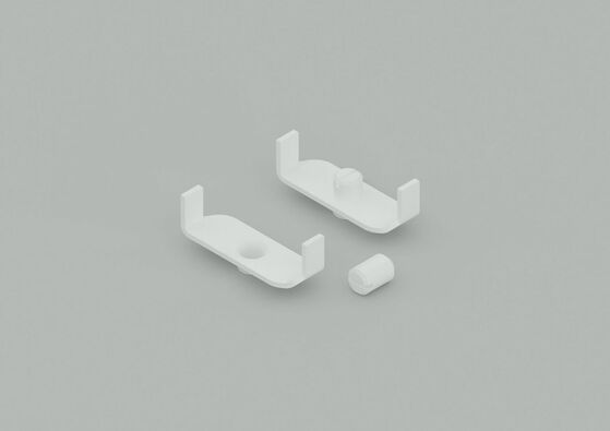 LED clamp LINEA20 white painted [20pcs]