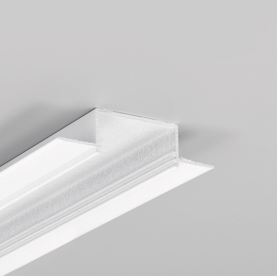 LED profile VARIO30-04 ACDE-9 3000 white painted RAL9003 /plastic bag