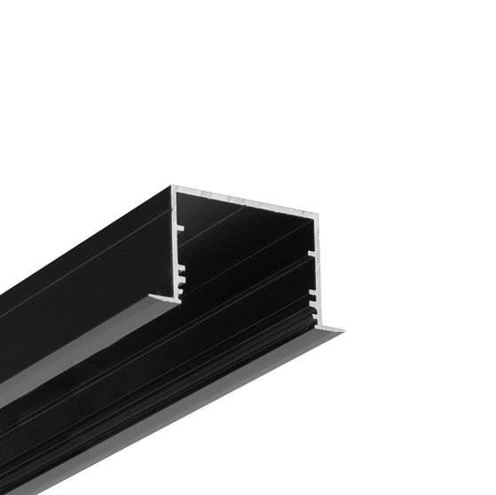 LED profile VARIO30-07 ACDE-9/U9 2000 black anod. /plastic bag