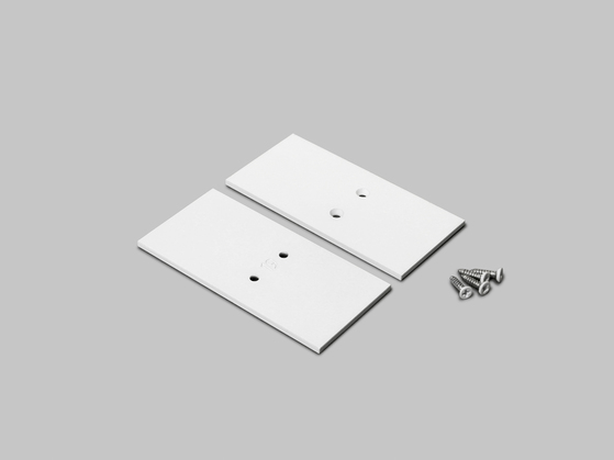 end cap VARIO30-19-E9 metal white /plastic bag [2pcs]