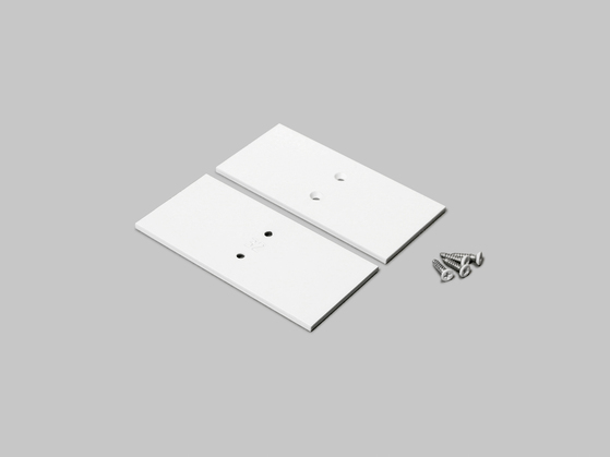 end cap VARIO30-32 metal white /plastic bag [2pcs]