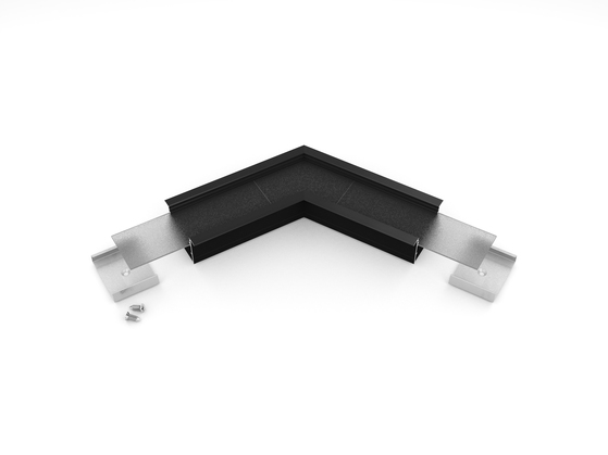 connector VARIO30-07 120deg black anod. /plastic bag