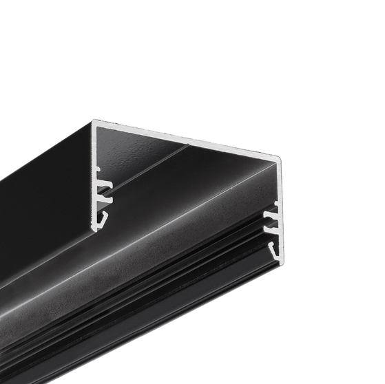 LED profile LOWI C10 1000 black painted RAL9005 /plastic bag