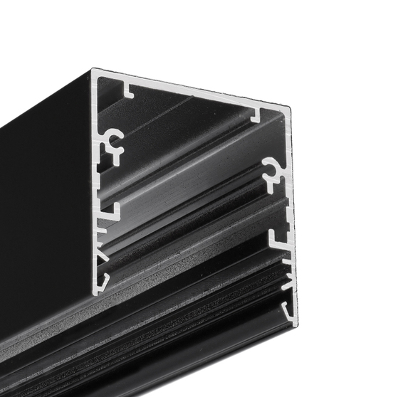 LED profile PHIL53 C10 1000 black painted RAL9005 /plastic bag