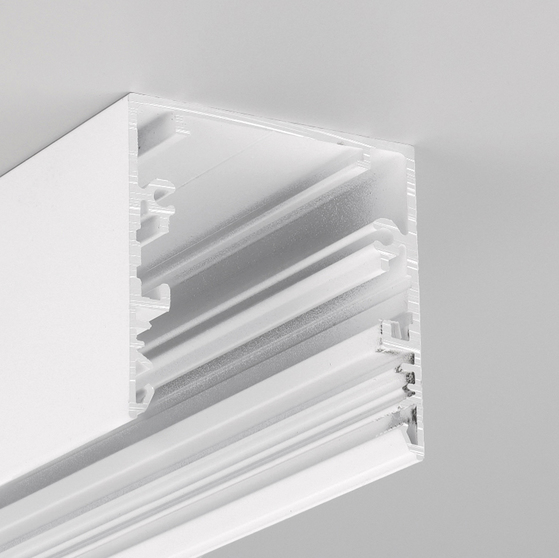 LED profile PHIL53 C10 2000 white painted RAL9003 /plastic bag