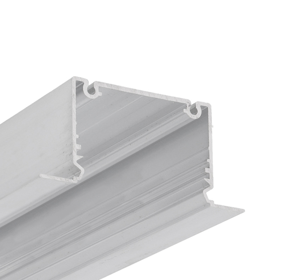 LED profile PHIL recessed C10 2000 raw alu.
