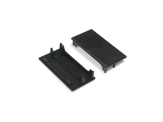 end cap LOWI black /plastic bag [2pcs]