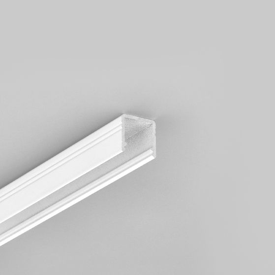 LED profile SMART10 AC2/Z 3000 white painted RAL9003 /plastic bag