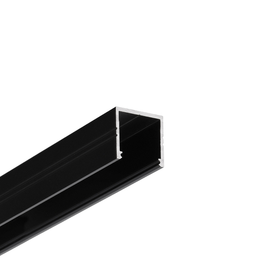LED profile SMART16 BC3/U4 2000 black anod /plastic bag
