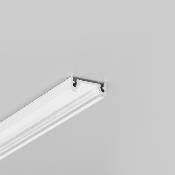 LED profile SURFACE10 BC/UX 4050 white painted RAL9003 /plastic bag