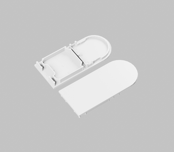 end cap COMBO30-01A-D9 white [20pcs]