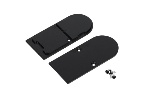 end cap COMBO30-01A-D9 metal black /plastic bag  [2pcs]