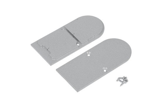 end cap COMBO30-01A-D9 metal silver /plastic bag  [2pcs]