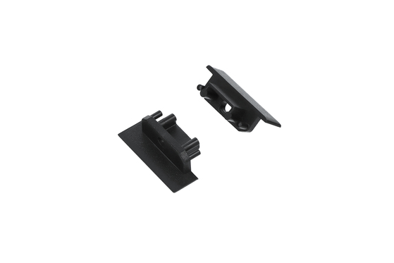 end cap GROOVE10.v2 with hole black [20pcs]