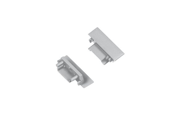 end cap GROOVE14.v2 with hole silver [20pcs]