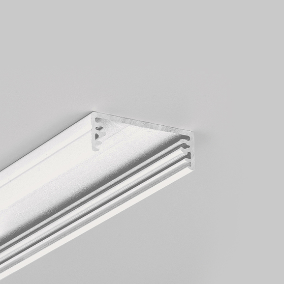 LED profile WIDE24 G/W 4050 white painted RAL9003 /plastic bag