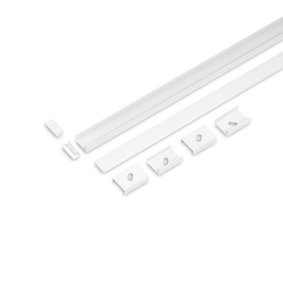 SET STANDARD BEGTON12 2000 white painted RAL9003 + J slide
