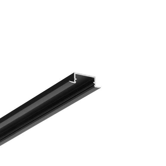 LED profile BEGTIN12 J/S 2000 black anod. /plastic bag