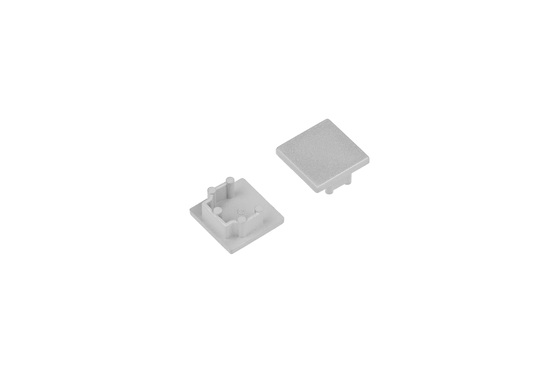 end cap LEVEL12 silver [20pcs]