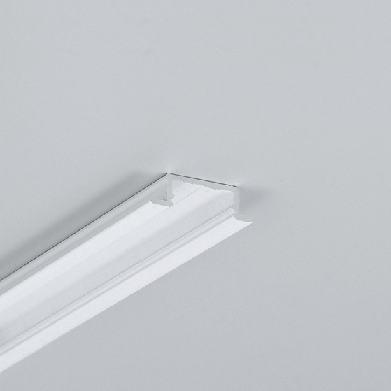LED profile GROOVE14.v2 BC3/Y 3000 white painted RAL9003 /plastic bag