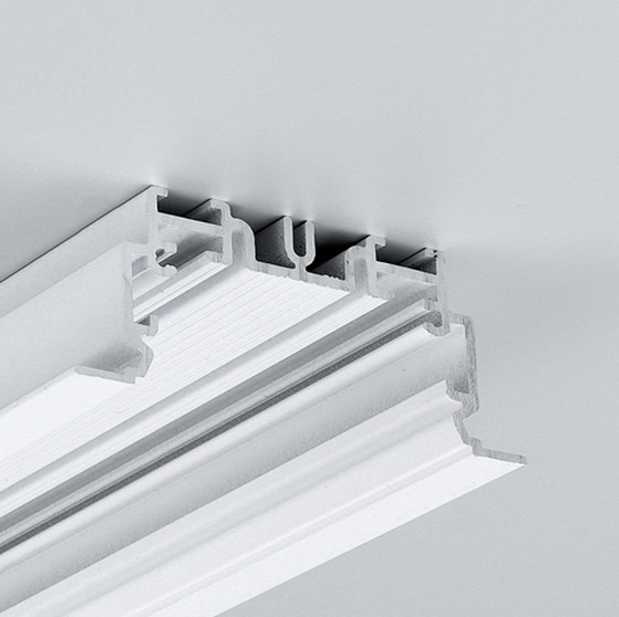 LED profile PHIL.v2 recessed C10 1000 white painted RAL9003 /plastic bag
