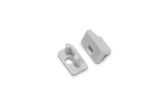 end cap SLIM8 with hole grey [500pcs]