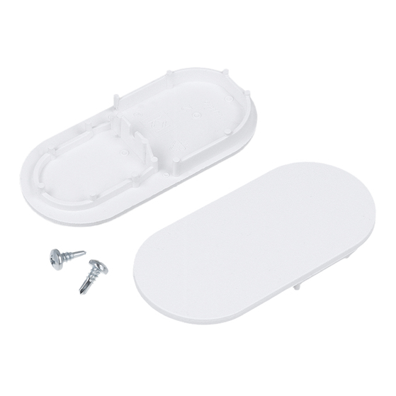 end cap NAMI23-D9 white [2pcs]