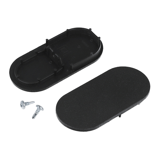 end cap NAMI23-D9 black [2pcs]